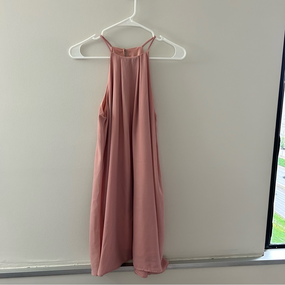 Rose Pink Charolette Russe Sleeveless Dress